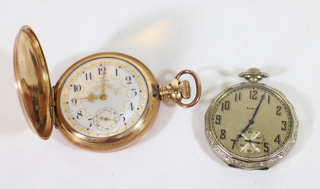 WALTHAM & ELGIN POCKET WATCHES (1 of 5)