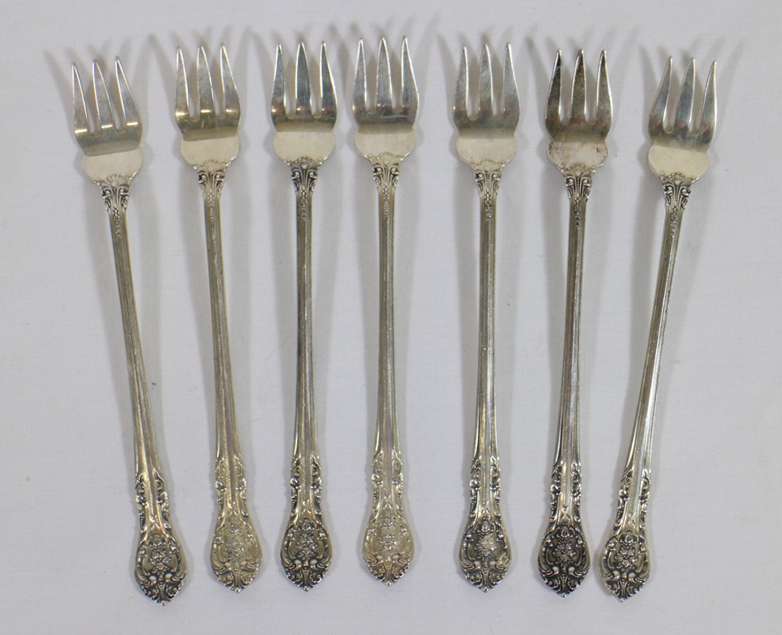(7) GORHAM STERLING SILVER COCKTAIL FORKS (1 of 2)