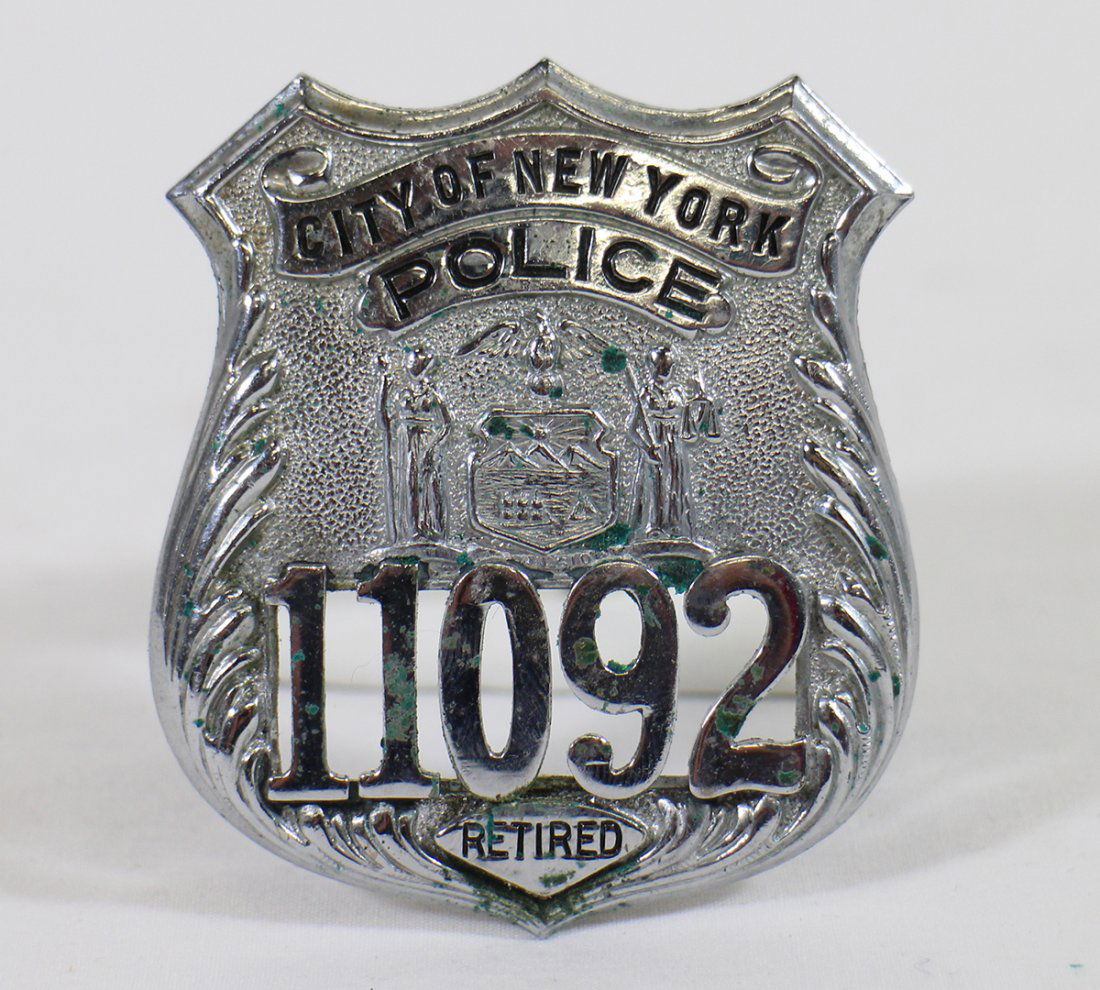 VINTAGE NEW YORK POLICE BADGE