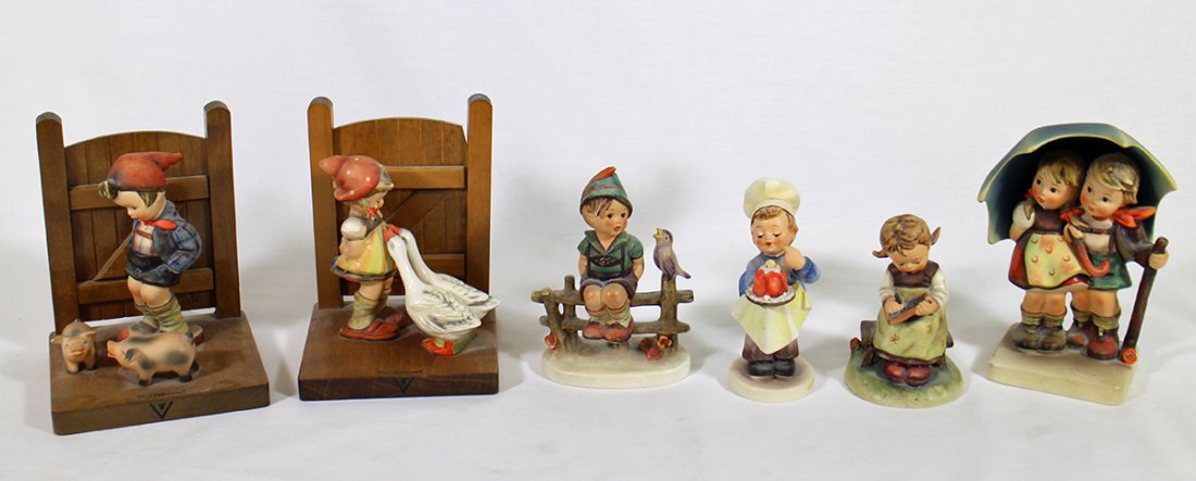 HUMMEL FIGURINES & BOOKENDS (1 of 4)