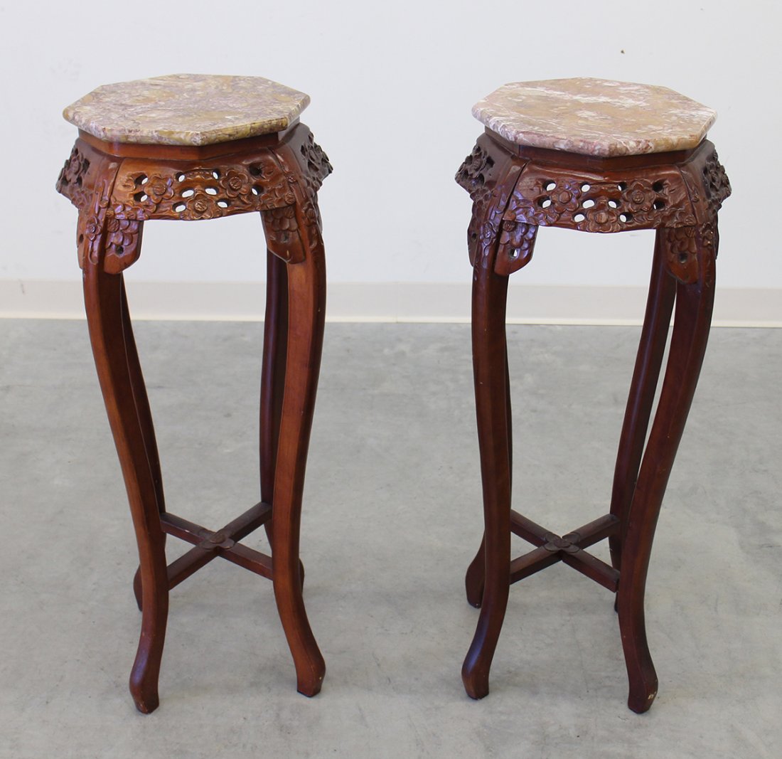 (2) ASIAN PLANT STANDS (1 of 2)