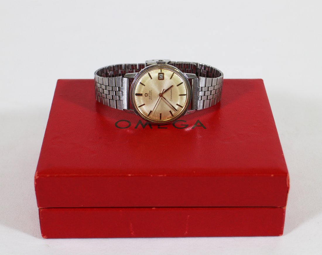 VINTAGE OMEGA SEAMASTER WATCH W/ BOX (1 of 5)