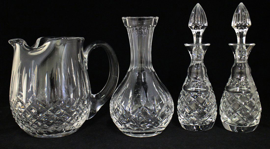 WATERFORD PITCHER, VASE, & CRUETS (1 of 1)