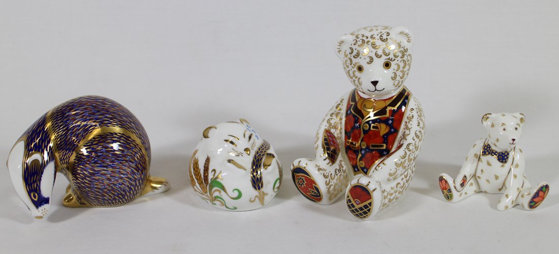 (4) ROYAL CROWN DERBY FIGURINES (1 of 2)