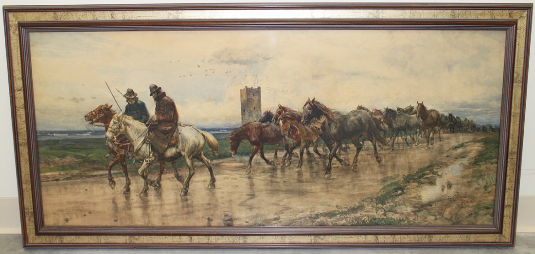 ENRICO COLEMAN WATERCOLOR PAINTING (1 of 4)