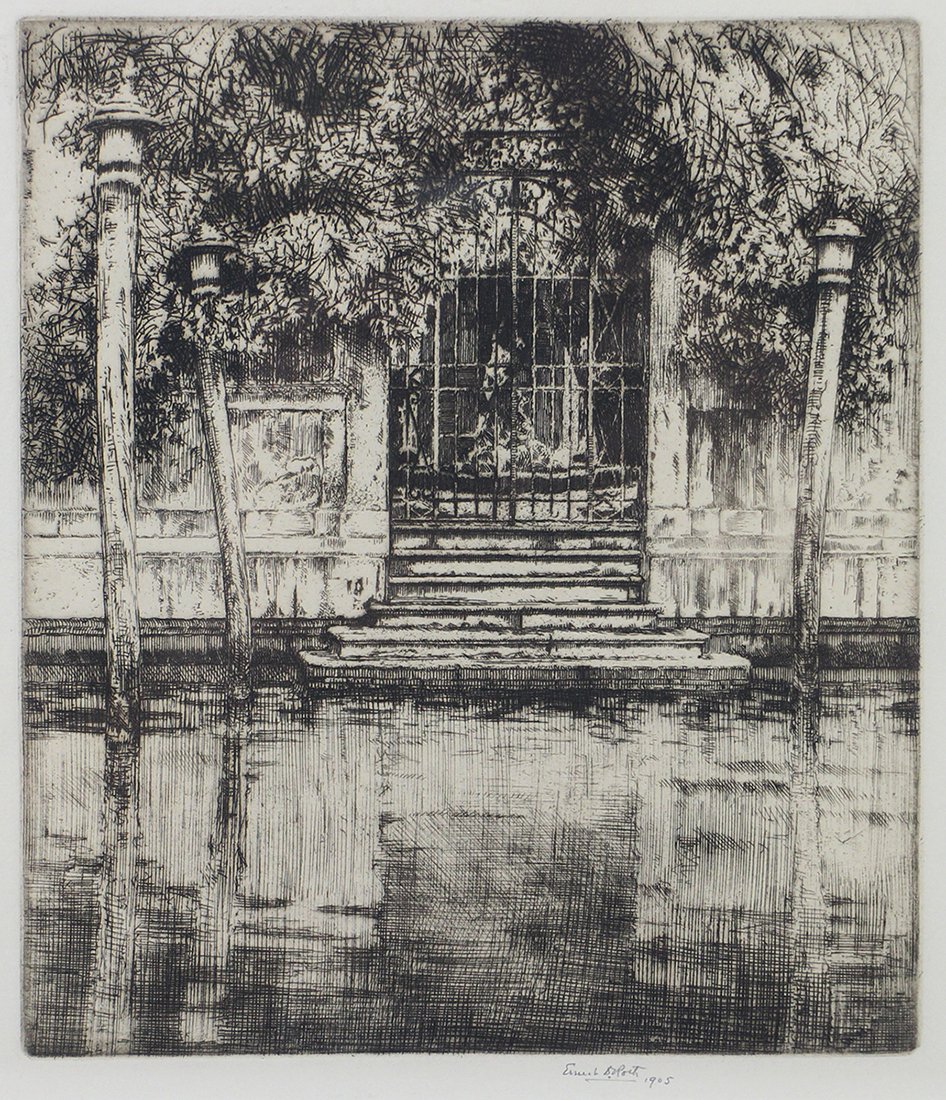 ERNEST D. ROTH SIGNED ETCHING (1 of 3)