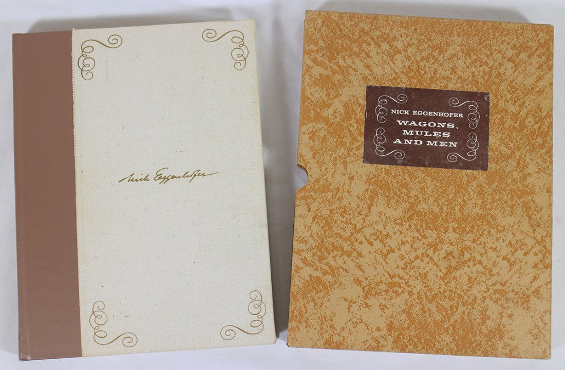 NICK EGGENHOFER - 1961 SIGNED WATERCOLOR & BOOK (1 of 4)