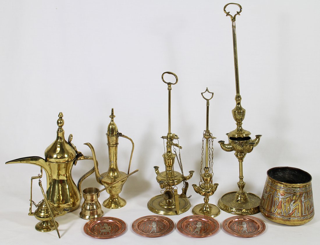 PERSIAN BRASS & COPPER COLLECTION (1 of 2)
