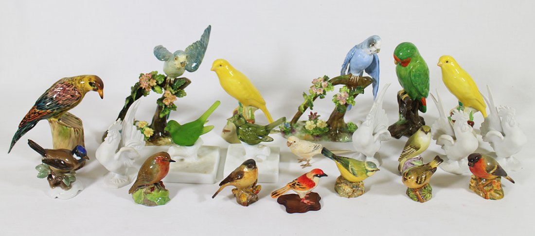 VINTAGE CERAMIC BIRD COLLECTION (1 of 2)