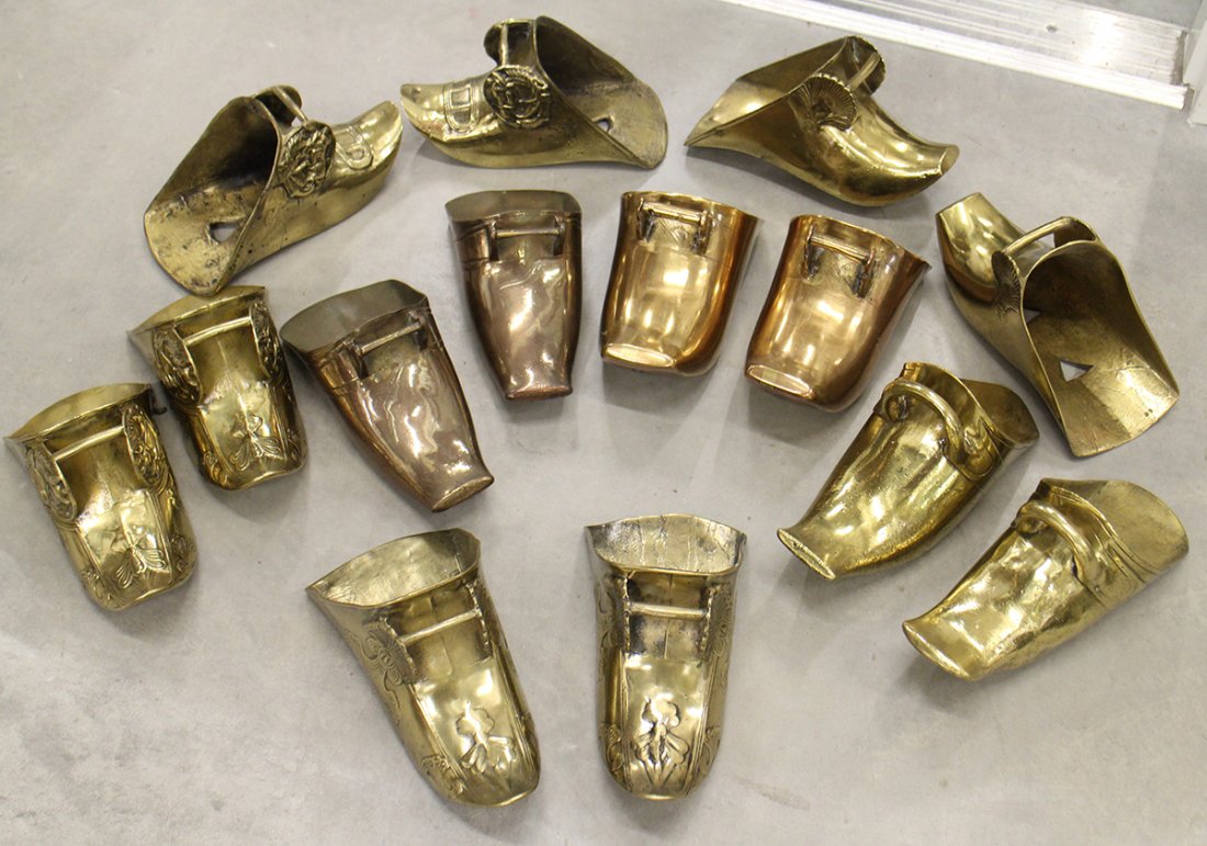 (7) PAIRS OF ANTIQUE SPANISH CONQUISTADOR STIRRUPS (1 of 3)