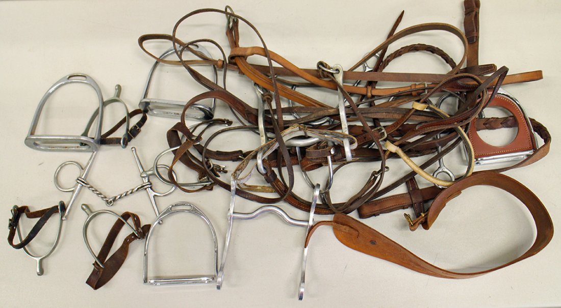HORSE STIRRUPS, BITS, SPURS, & TACK (1 of 4)