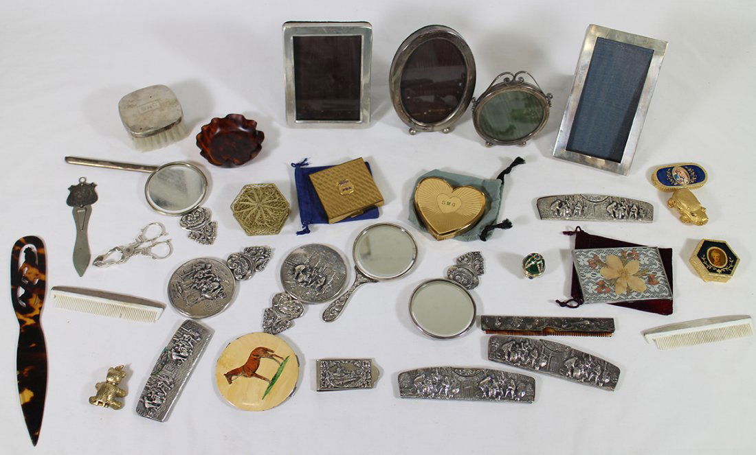 VINTAGE SILVER & STERLING VANITY COLLECTION (1 of 4)