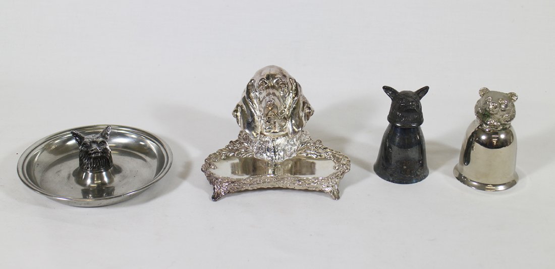 FOX & HORSE STIRRUP CUPS & TRAYS (1 of 3)