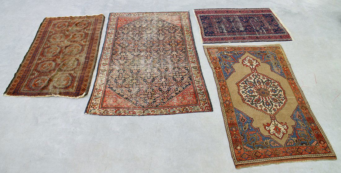 (4) ANTIQUE PERSIAN RUGS (1 of 5)