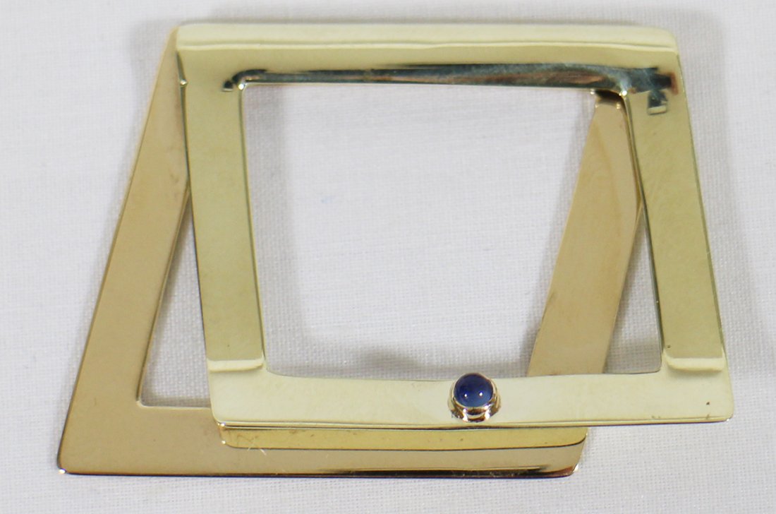 VINTAGE 14K CARTIER MONEY CLIP (1 of 3)