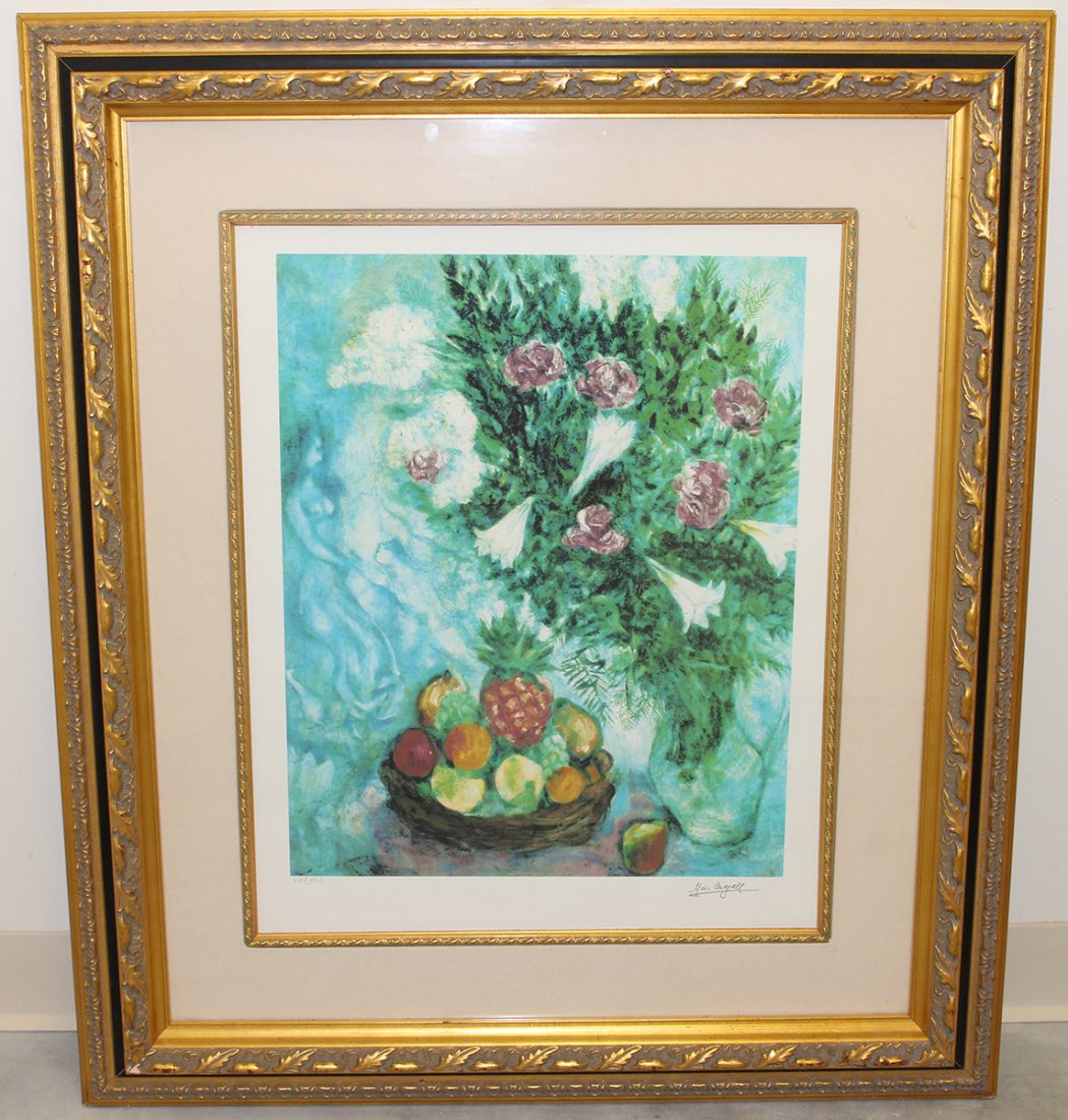 MARC CHAGALL LITHOGRAPH (1 of 3)