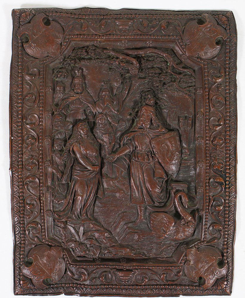 HIGH RELIEF MEDIEVAL PLAQUE (1 of 5)