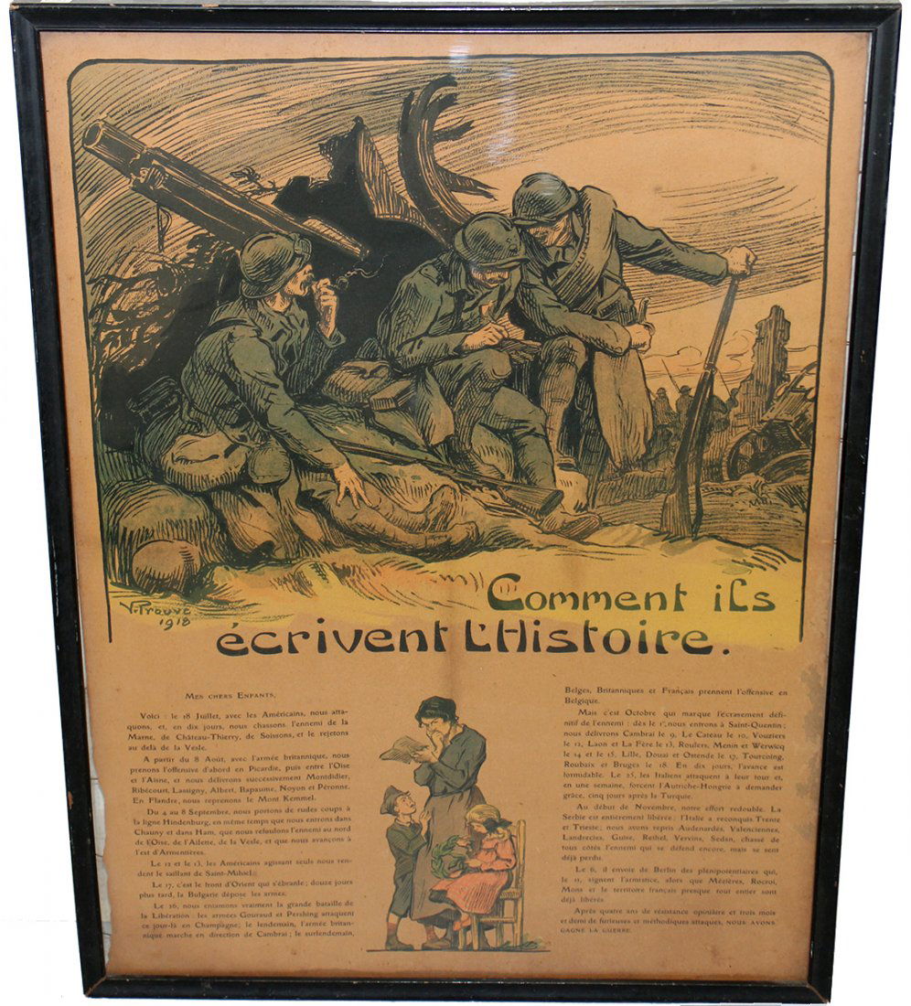 FRENCH WWI POSTER (1 of 3)