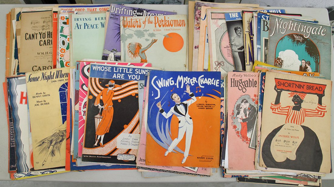 175++ VINTAGE 1930's - 1950's SHEET MUSIC (1 of 3)