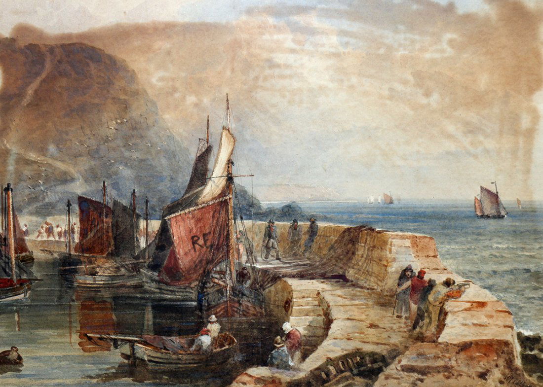 WILLIAM JAMES CALCOTT WATERCOLOR (1 of 4)