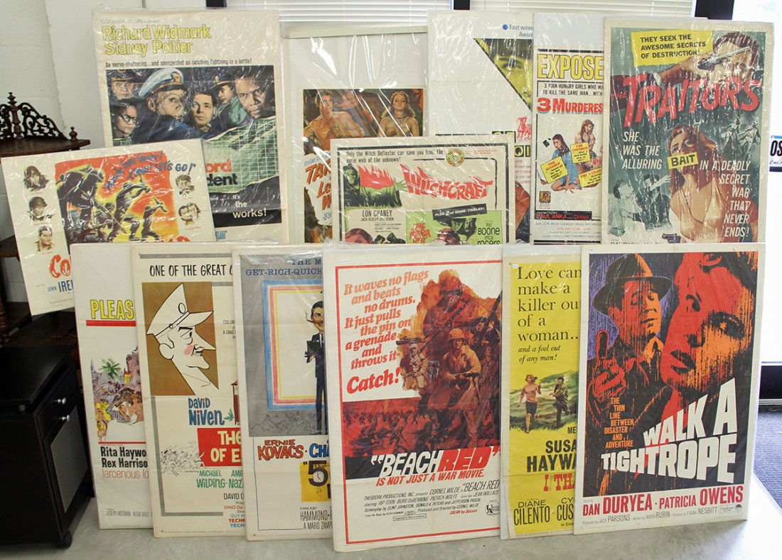 VINTAGE 1960's MOVIE POSTERS (1 of 6)