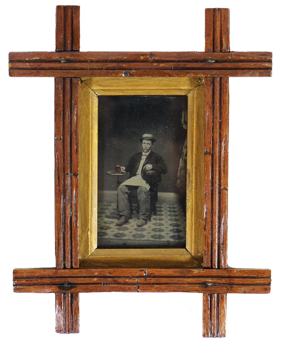 TINTYPE PHOTOGRAPH - DRUNK BARTENDER (1 of 3)