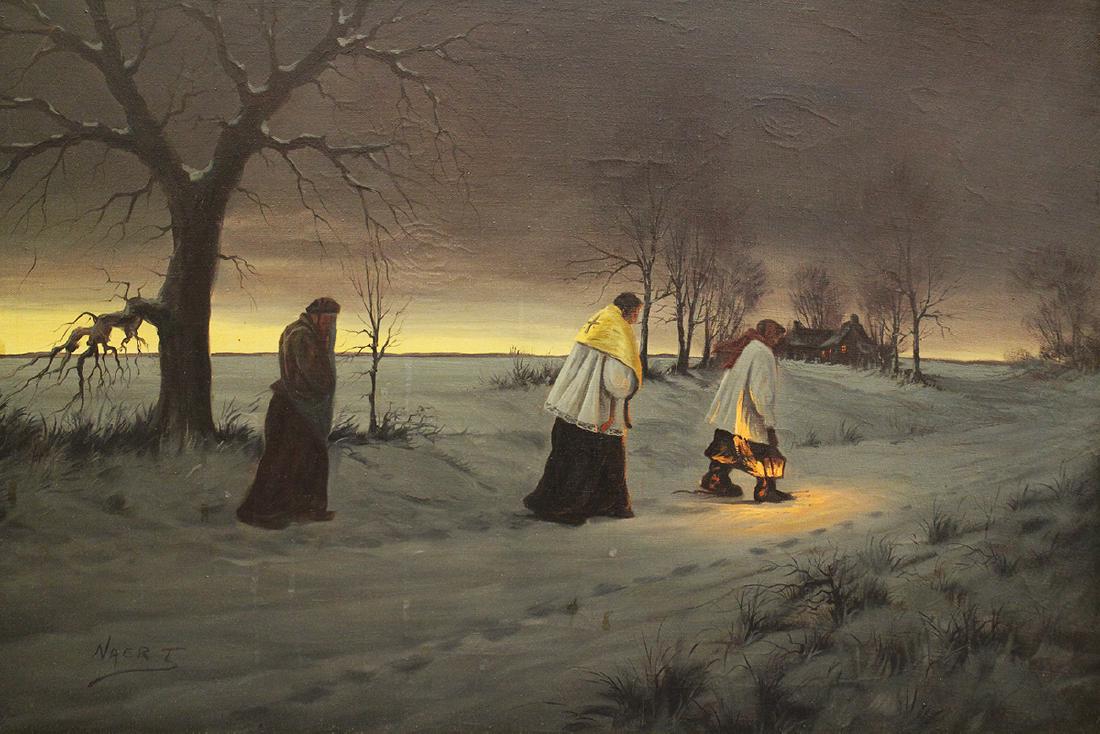 "LAST RIGHTS" PAINTING - NAERT (1 of 6)