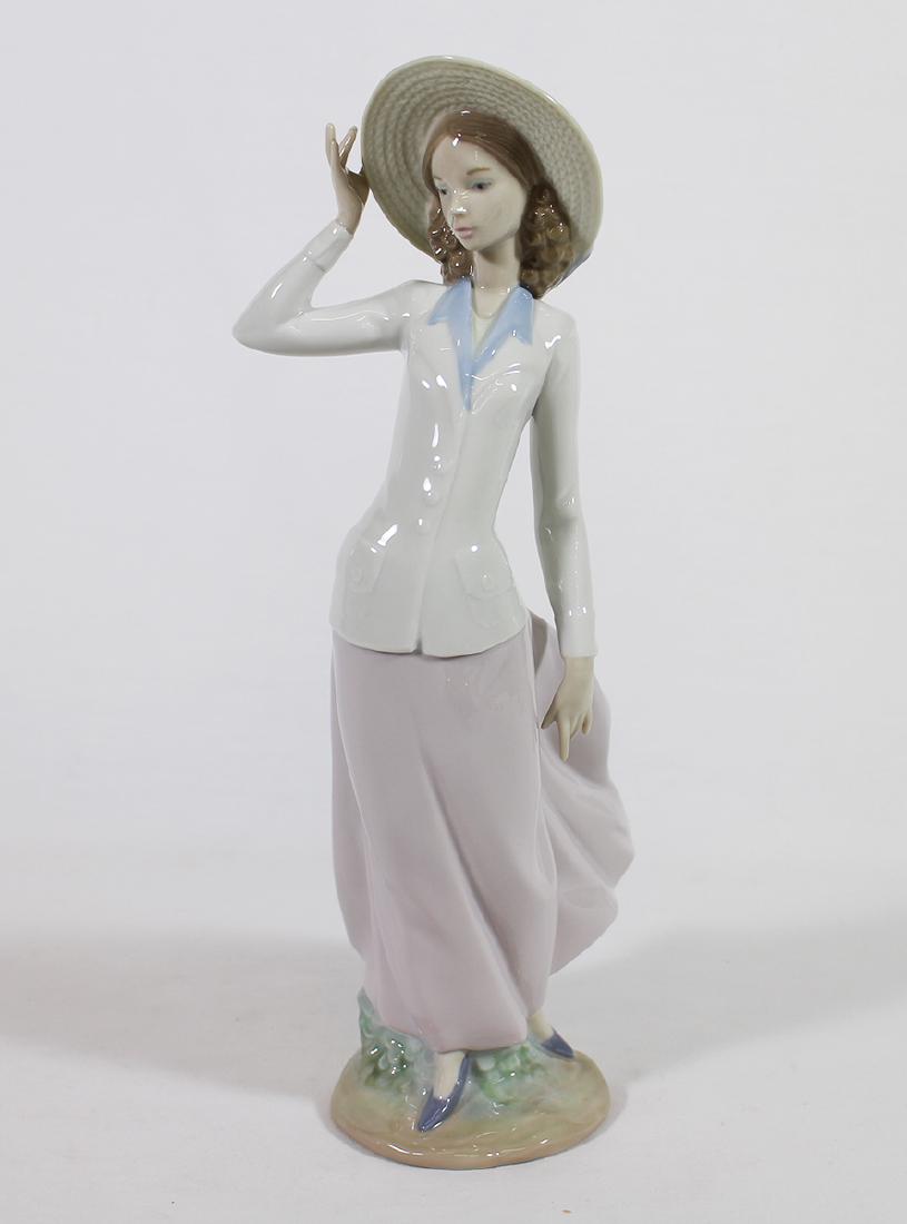 LLADRO BREEZY AFTERNOON FIGURINE (1 of 2)