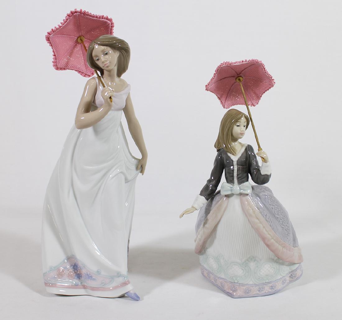 (2) LLADRO FIGURINES W/ UMBRELLAS (1 of 3)