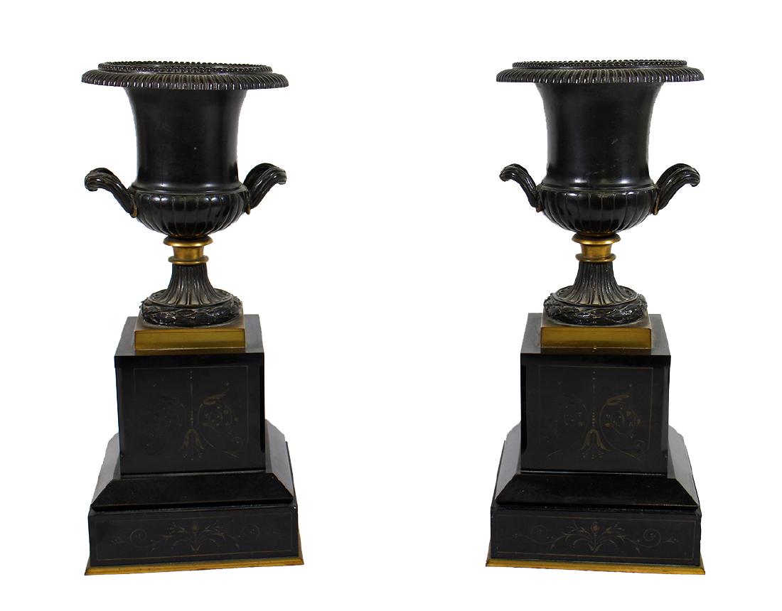 IRON MOUNTED URNS (1 of 6)