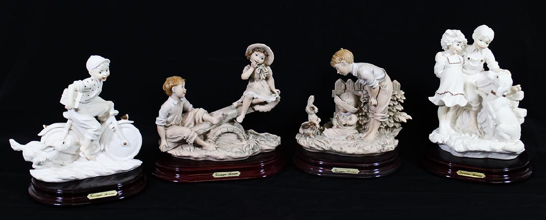 (4) GIUSEPPE ARMANI FIGURINES (1 of 3)