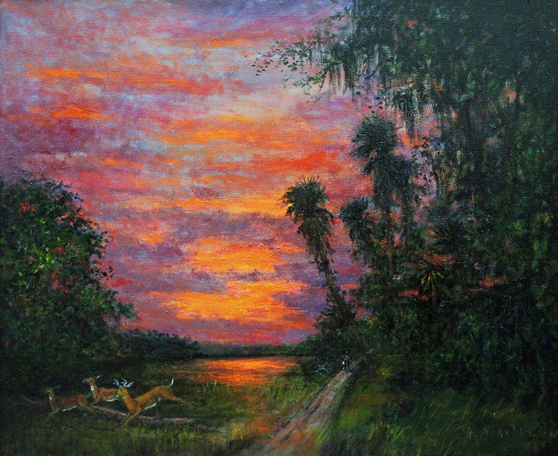 ROY MCLENDON HIGHWAYMEN PAINTING (1 of 7)