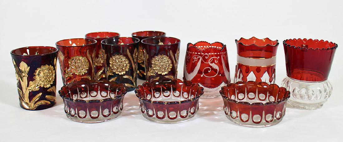 RUBY RED GLASS COLLECTION (1 of 2)