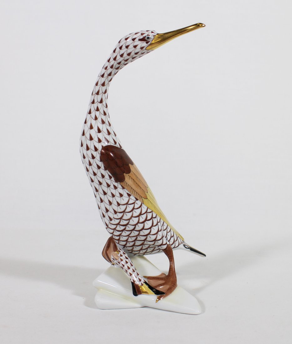 HEREND FISH MASTER FIGURINE (1 of 5)