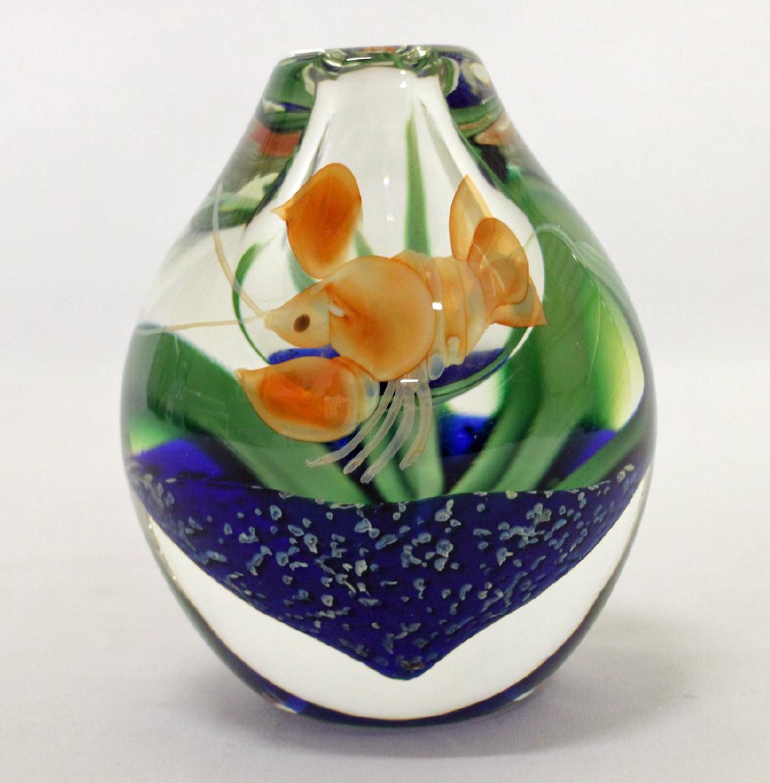 ORIENT & FLUME ART GLASS LOBSTER VASE (1 of 4)