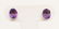 14K GOLD 3 CARAT AMETHYST STUD EARRINGS
