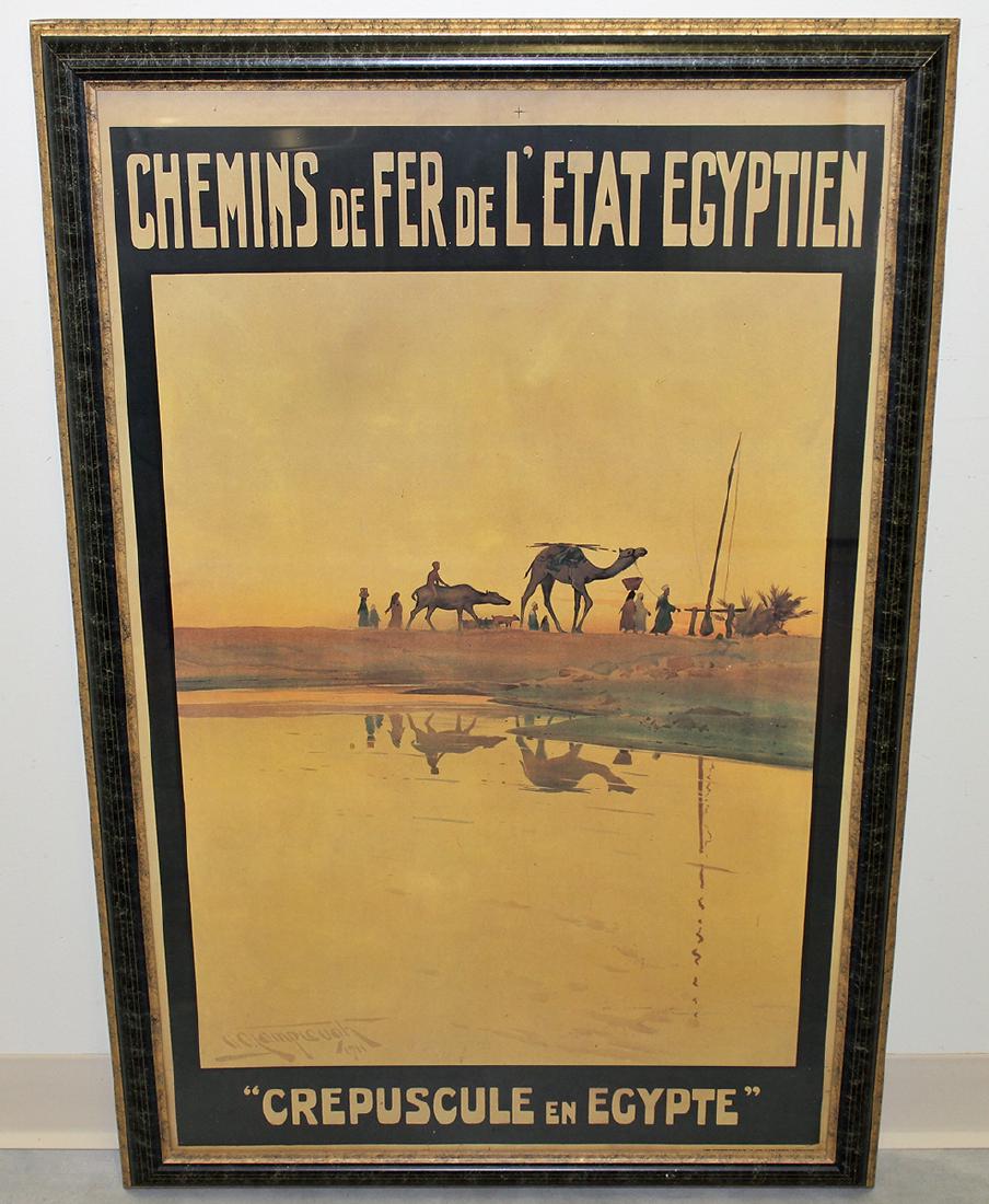 EGYPTIAN TRAVEL POSTER (1 of 2)