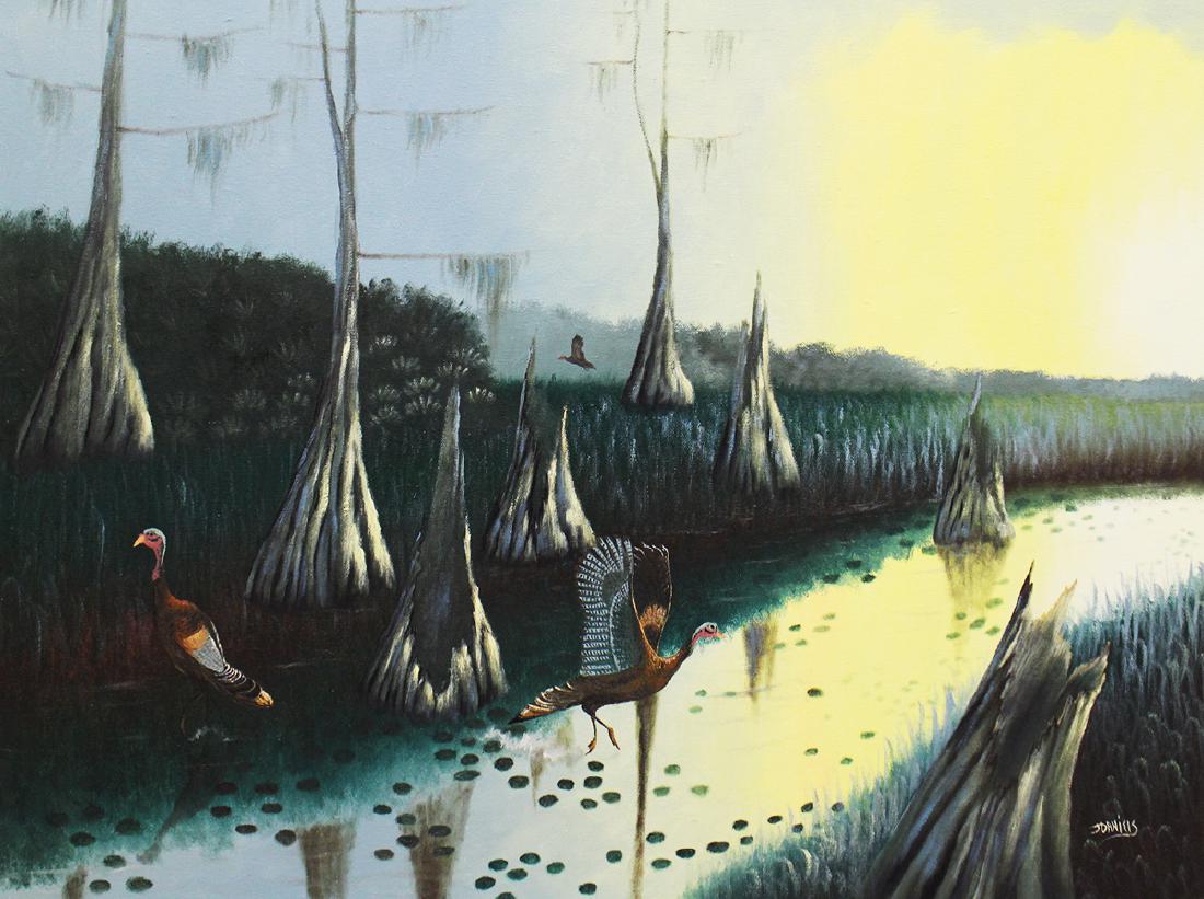 JOHNNY DANIELS HIGHWAYMEN PAINTING (1 of 3)