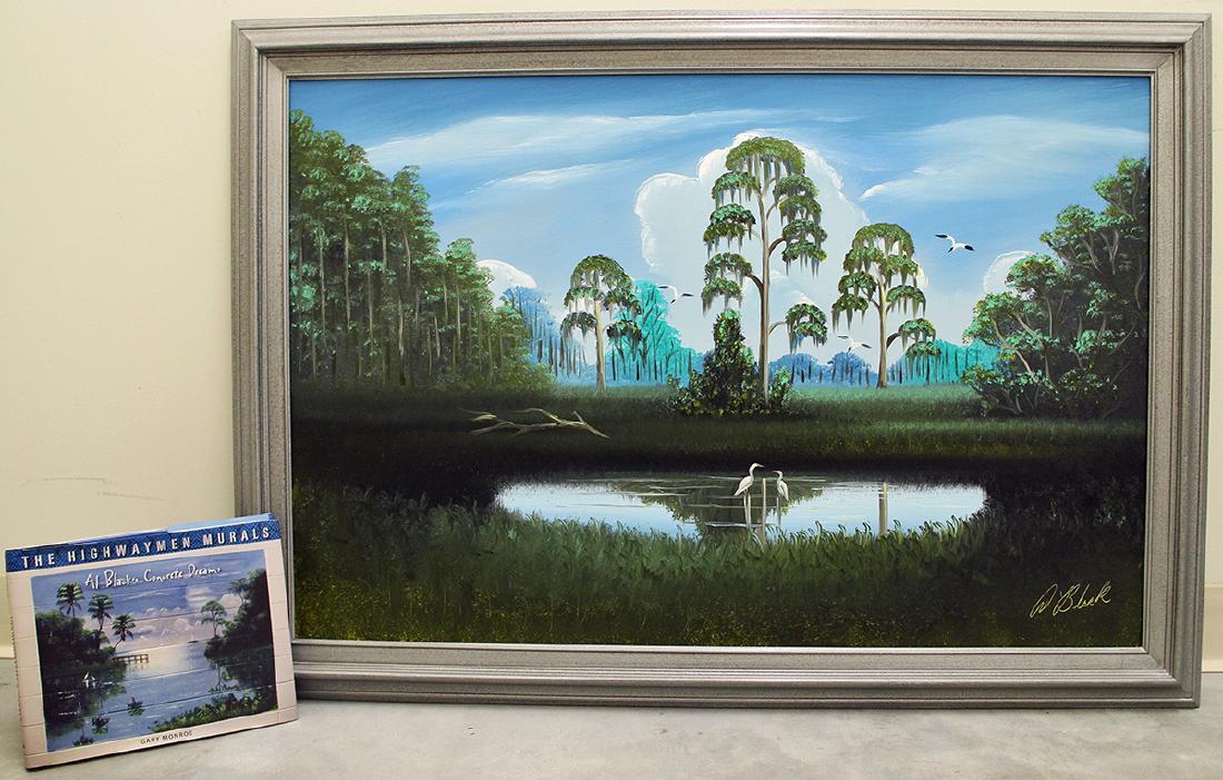 AL BLACK HIGHWAYMEN PAINTING & BOOK (1 of 4)