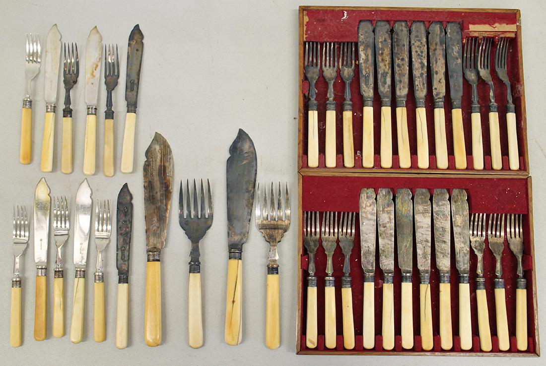 FISH FLATWARE SET - SERVICE FOR 12 & MORE (1 of 2)