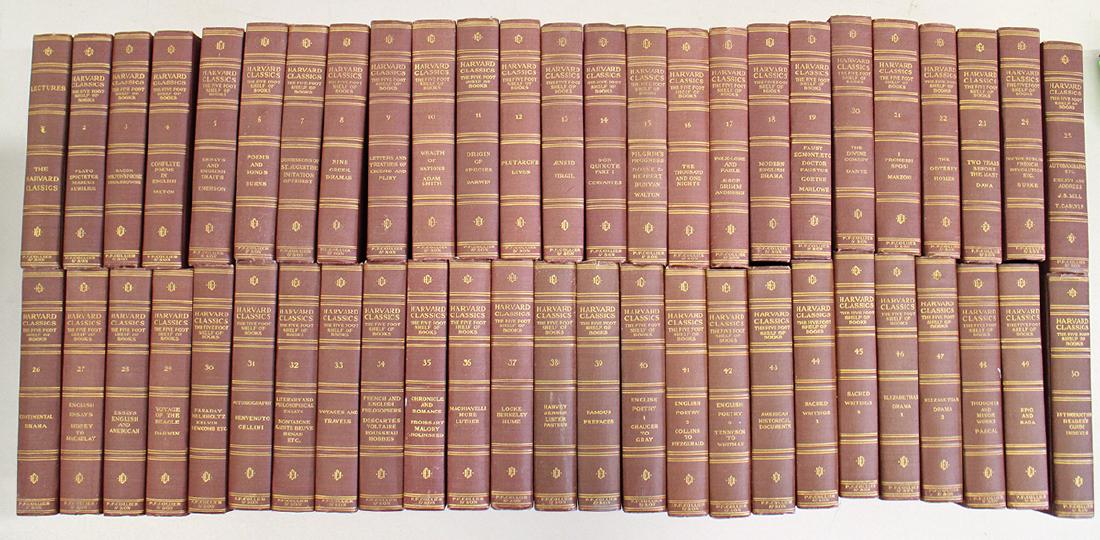 (50) HARVARD CLASSICS BOOKS (1 of 3)