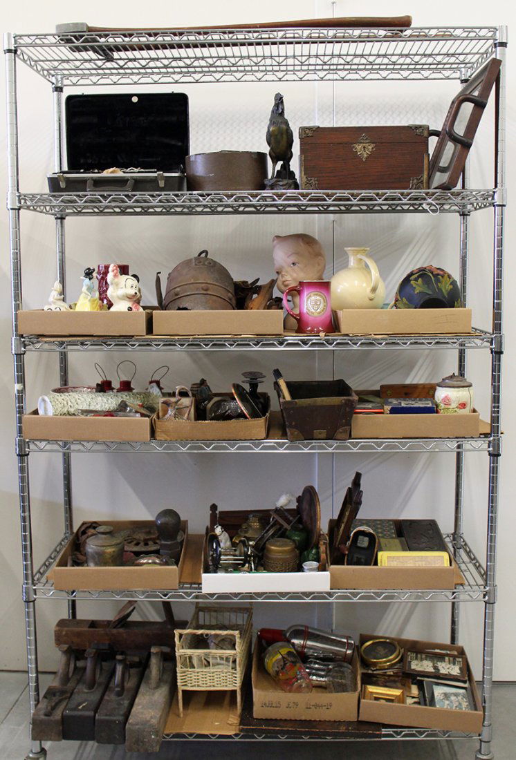 CART FULL OF ANTIQUES & COLLECTIBLES (1 of 5)