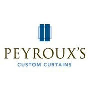 Peyroux's Custom Curtains: 1 PAIR CREWEL COTTON CURTAINS