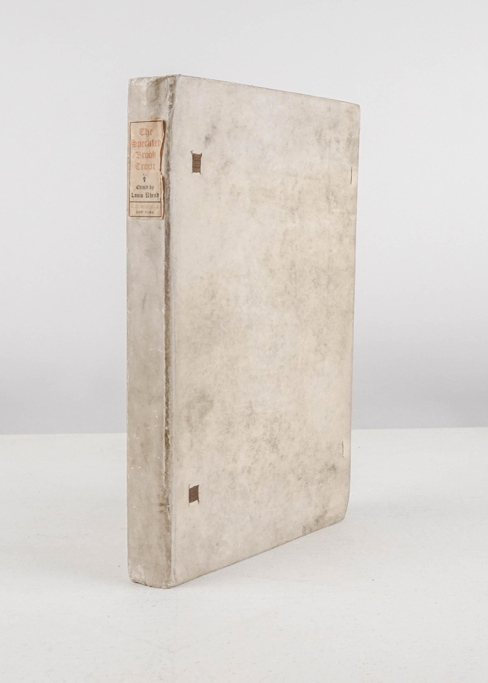 Rhead, Louis.The Speckled Brook Trout. Illustrated, (1 of 8)