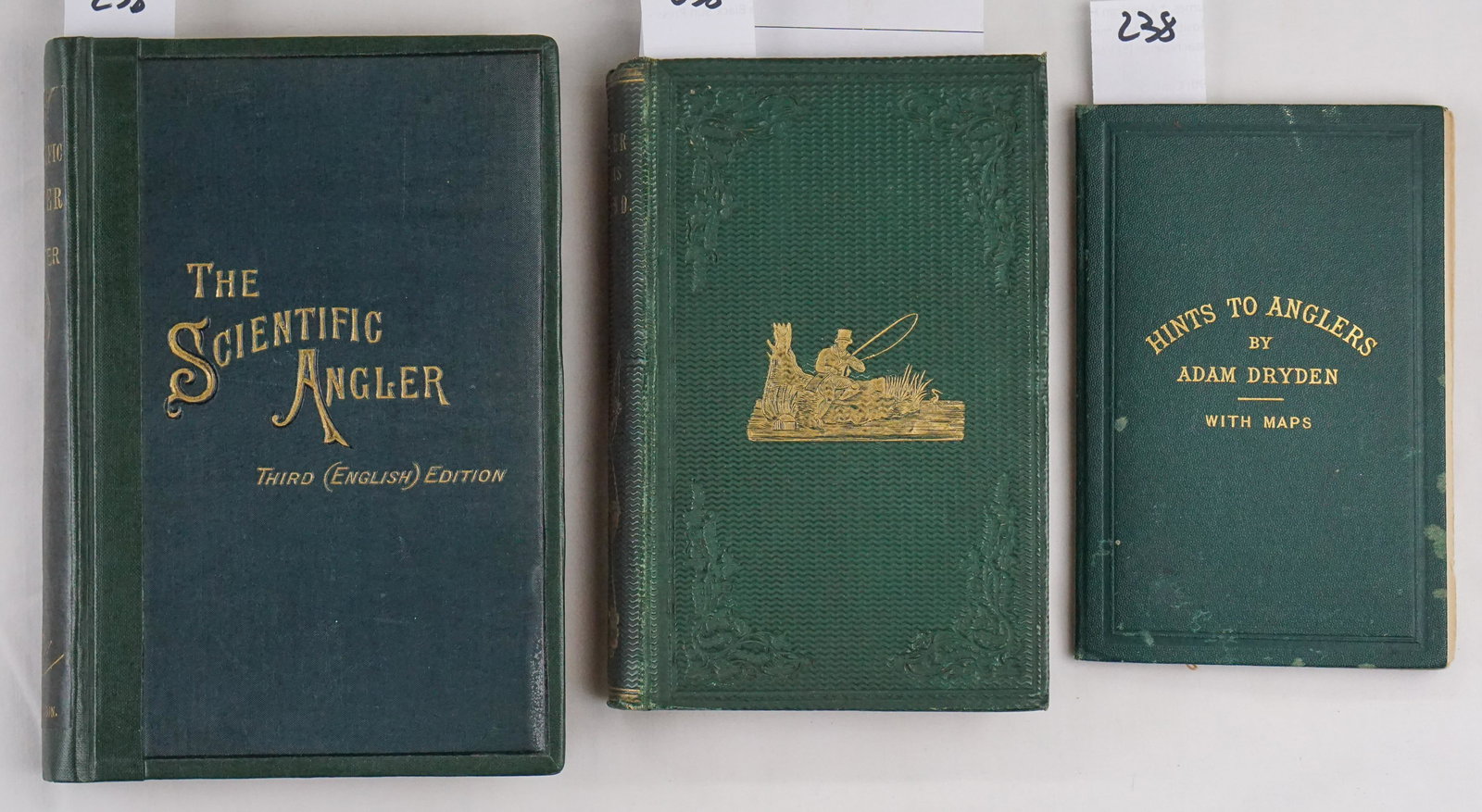 Angling..(3) Volumes. Hints To Anglers By Adam Dryden. (1 of 1)