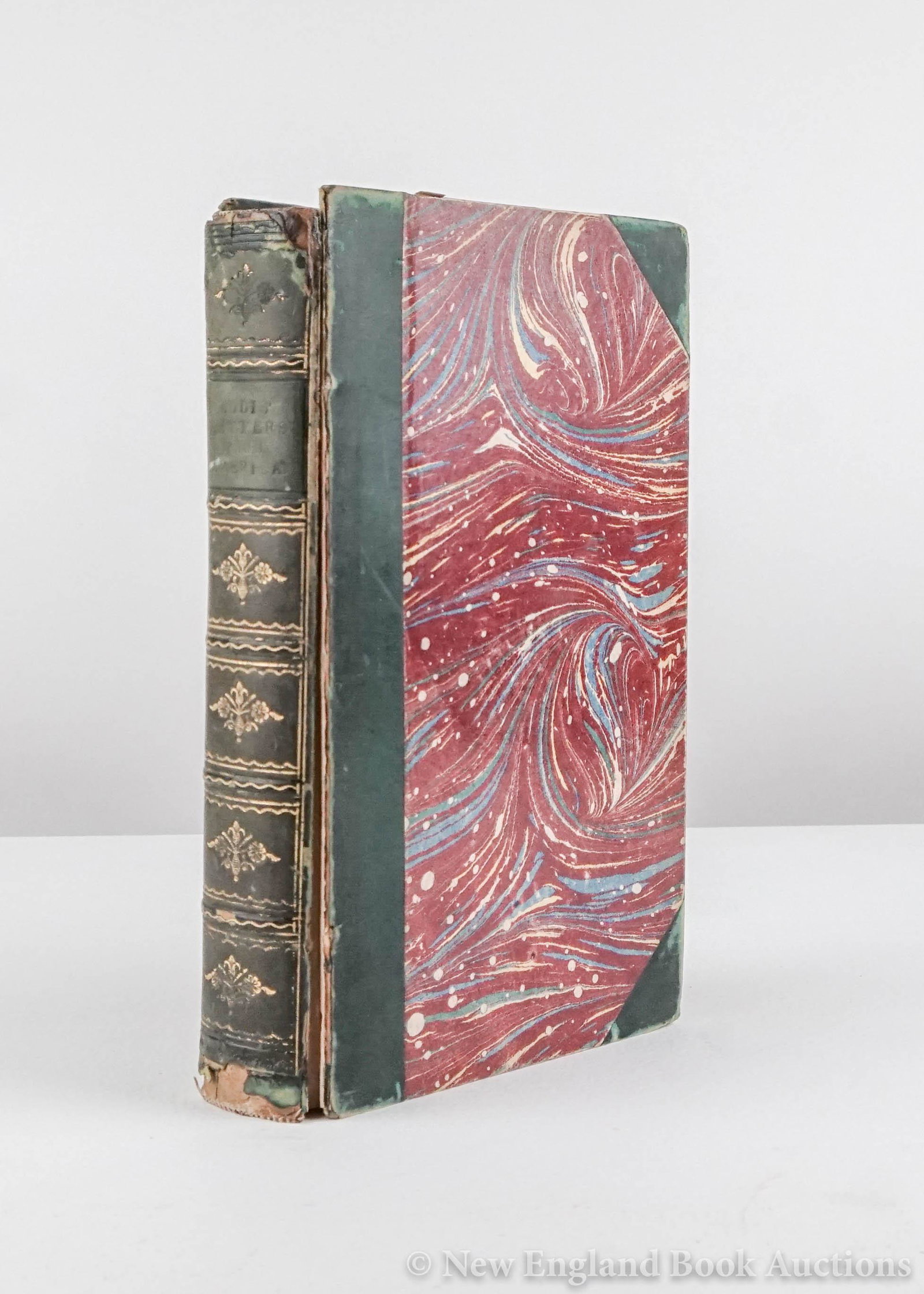 Eddis, William: 87. Eddis, William.Letters from America, Historical and Descriptive. [50], 455 pages. 8vo, later calf-backed boards; front cover detached, lacking spine-label, generally clean and sound internally, Fo