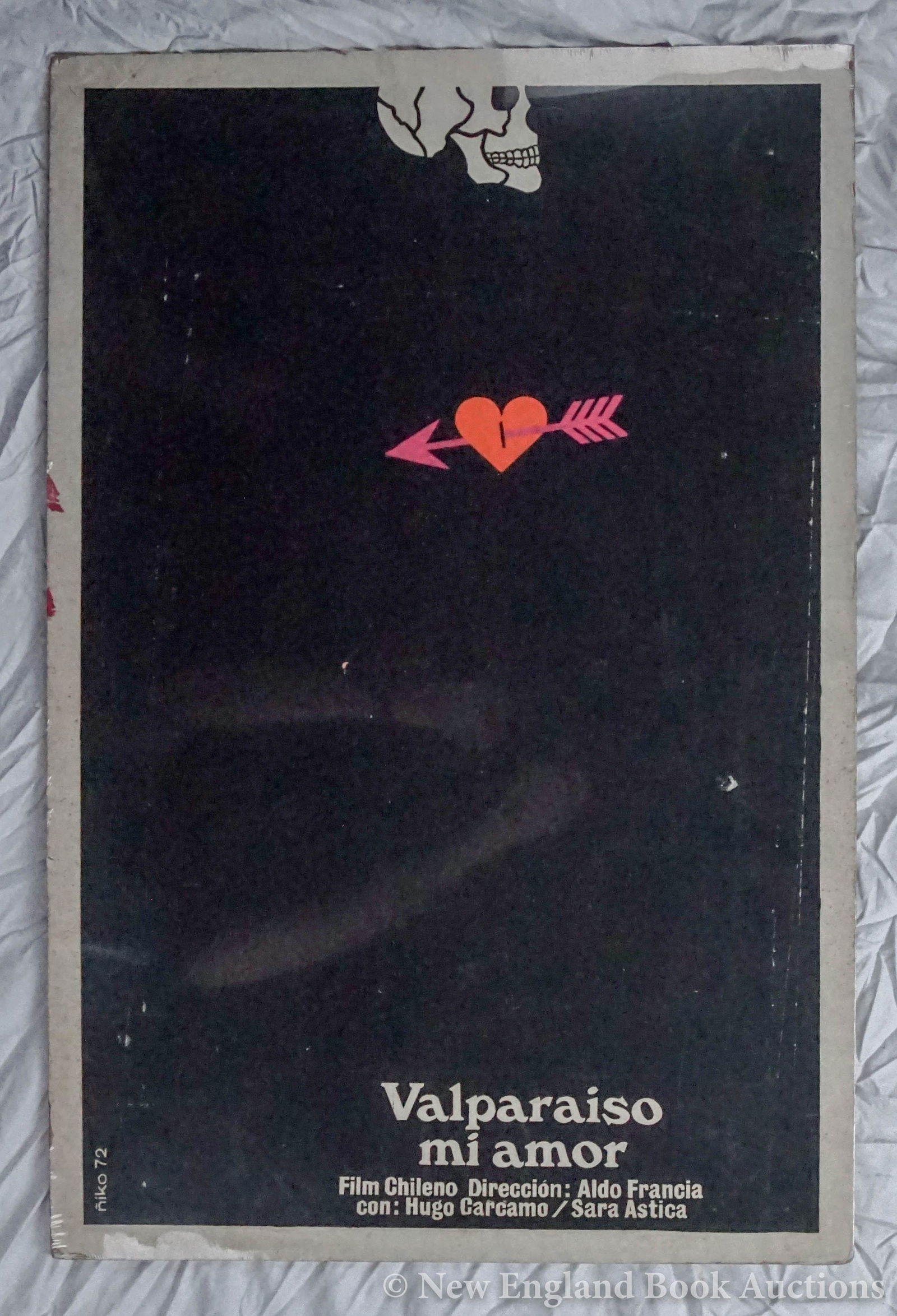 Chile: 57. Chile. Valparaiso mi amor. Chilean movie poster. Directed by Aldo Francia. 30 x 19-1/2 inches; margins soiled. Chile, 1972 [75/100]