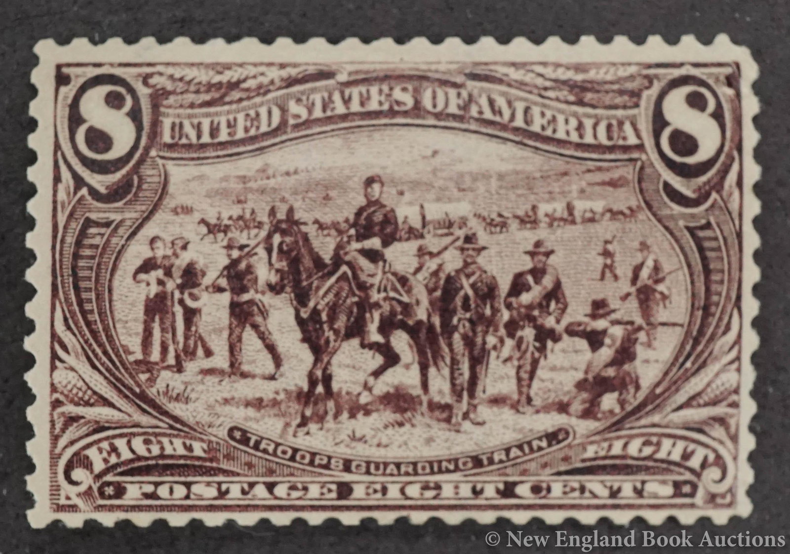 Scott #289: 51. Scott #289. 8-cent Trans Mississippi - Scott # 289 OG, NH. Fine stamp