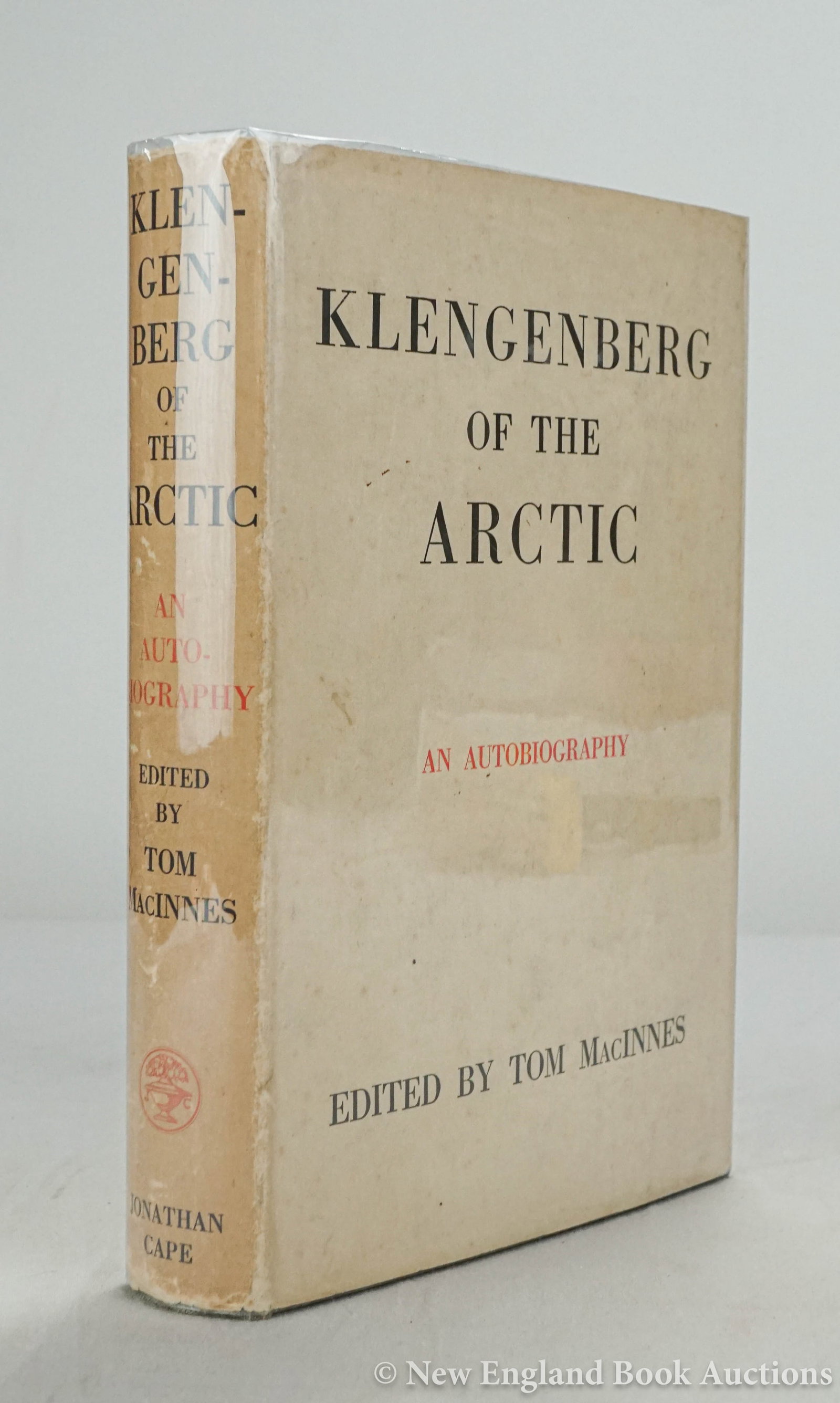 Klengenberg, Christian: 110. Klengenberg, Christian. Klengenberg of the Arctic, an Autobiography. Edited by Tom MacInnes. Illustrated. 8vo, cloth, dust jacket (frayed); moderate wear. FIRST EDITION. (Tourville 2486). London,