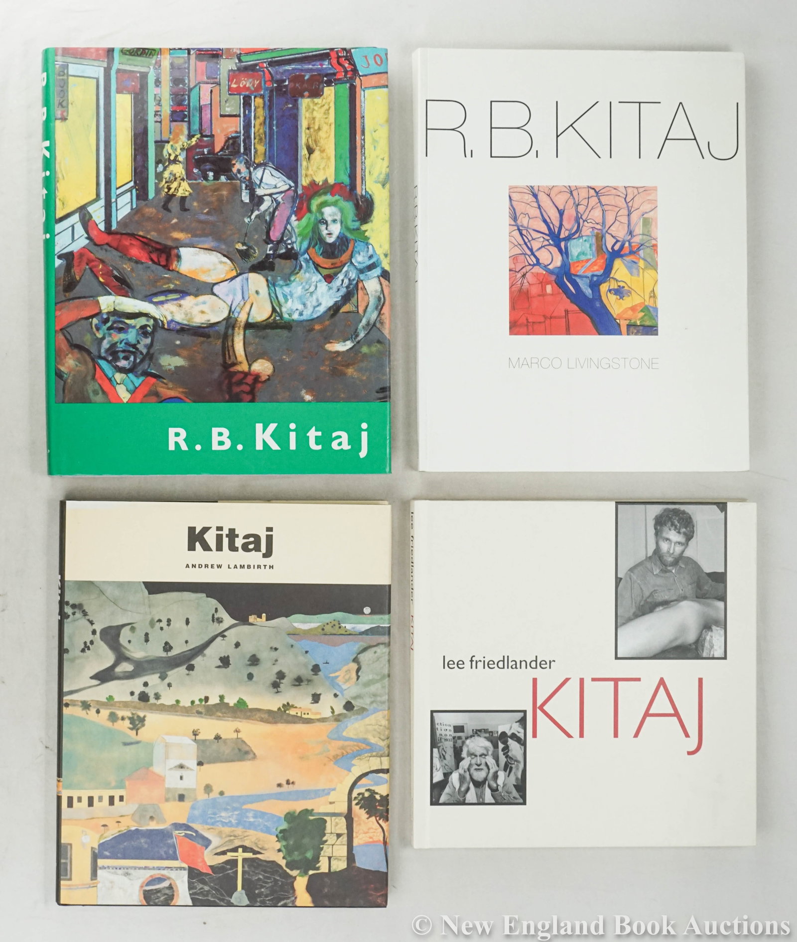 Kitaj, R. B: 97. Kitaj, R. B. Group of 19 volumes. Illustrated. 4to or 8vo, cloth or wrappers, some with dust jacket; most light wear. Vp, vd [100/150] Includes: Friedlander. Kitaj. Fraenkel Gallery. (2002) * Morp